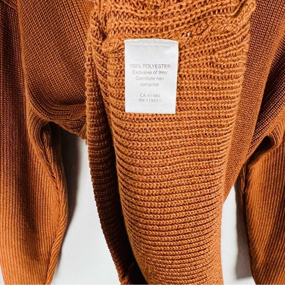 NWT Gentle Fawn Tucker Pullover Sweater Toffee V-Neck Long Sleeve Relaxed Medium - Picture 6 of 8